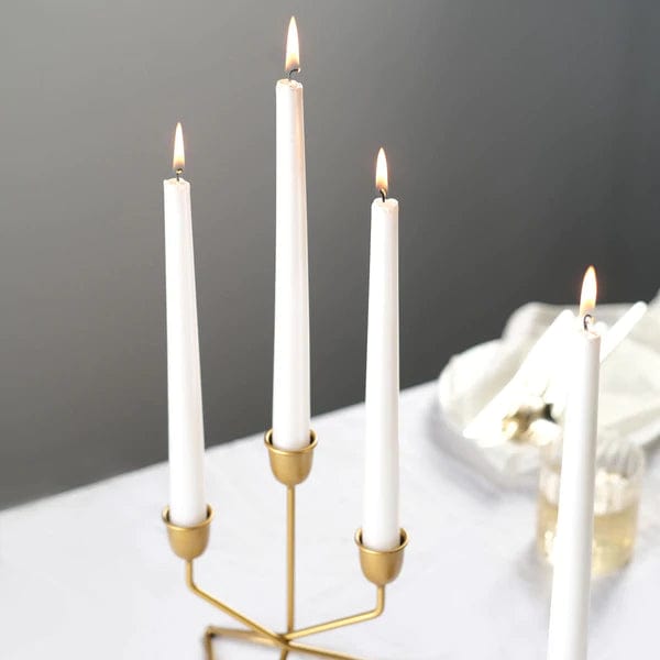 12 pcs 10" tall Premium Taper Candles