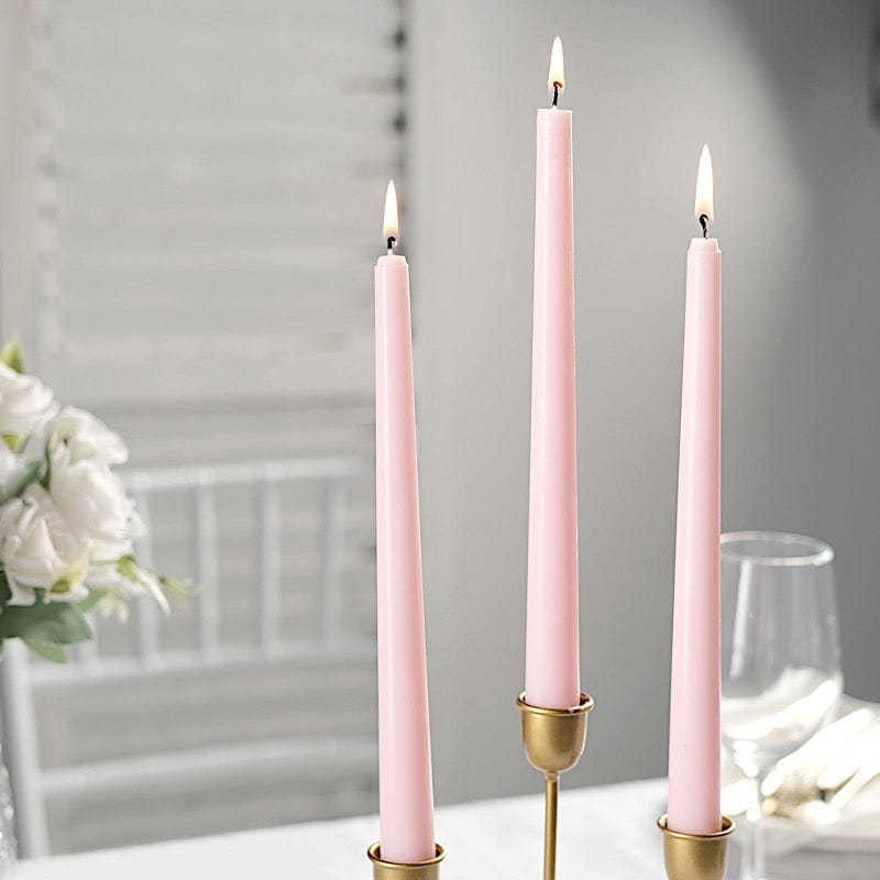 12 pcs 10" tall Premium Taper Candles