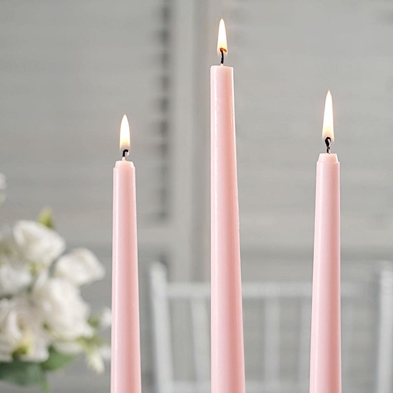 12 pcs 10" tall Premium Taper Candles