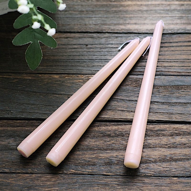 12 pcs 10" tall Premium Taper Candles