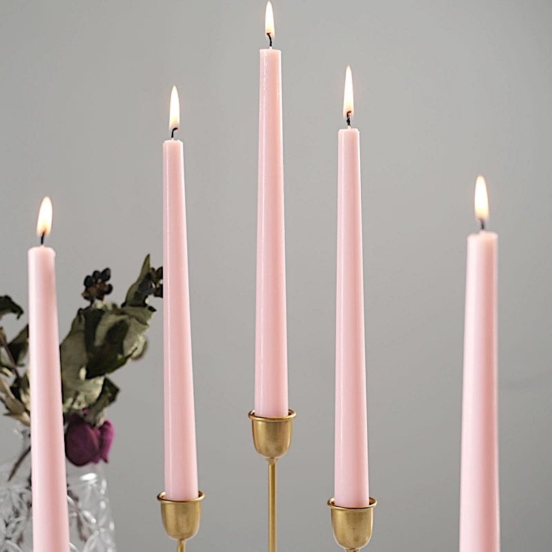 12 pcs 10" tall Premium Taper Candles