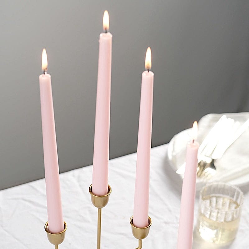 12 pcs 10" tall Premium Taper Candles