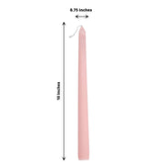 12 pcs 10" tall Premium Taper Candles