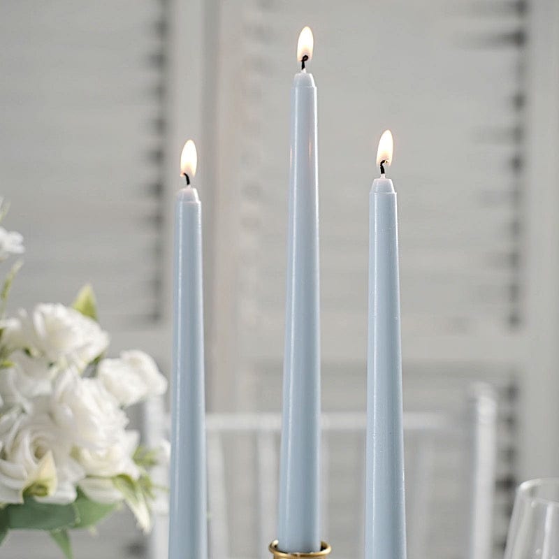 12 pcs 10" tall Premium Taper Candles