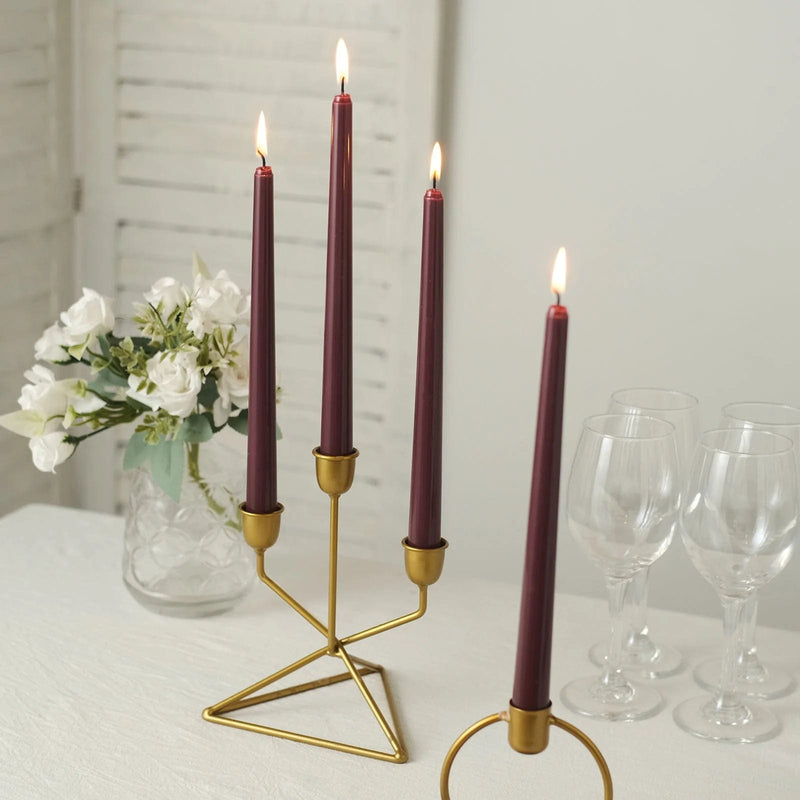 12 pcs 10" tall Premium Taper Candles