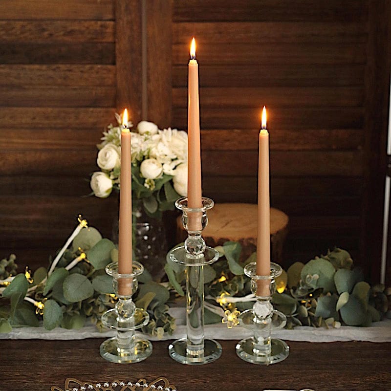 12 pcs 10" tall Premium Taper Candles