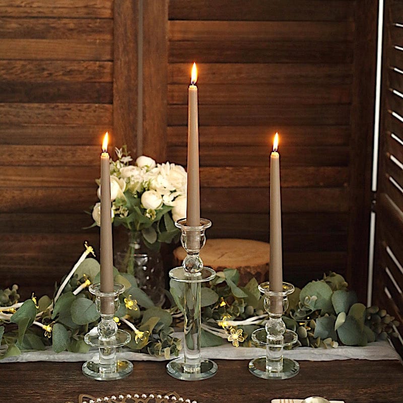 12 pcs 10" tall Premium Taper Candles