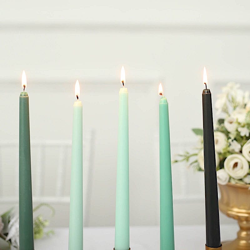 12 pcs 10" tall Premium Taper Candles