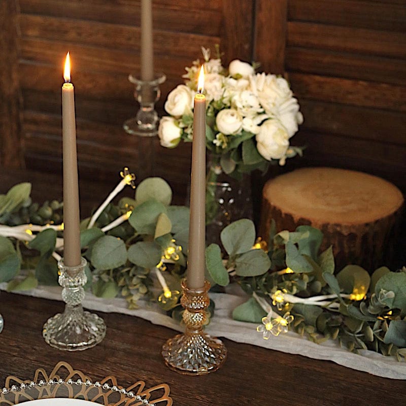 12 pcs 10" tall Premium Taper Candles