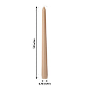 12 pcs 10" tall Premium Taper Candles