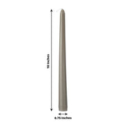 12 pcs 10" tall Premium Taper Candles