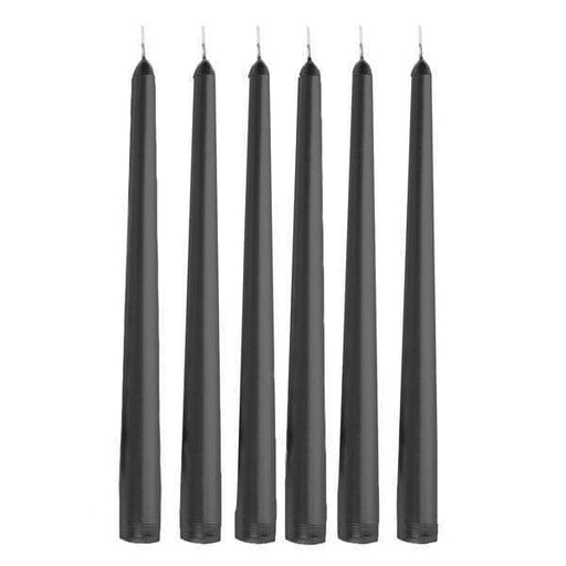 12 pcs 10" tall Premium Taper Candles CAND_TP10_BLK