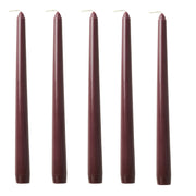12 pcs 10" tall Premium Taper Candles CAND_TP10_BURG