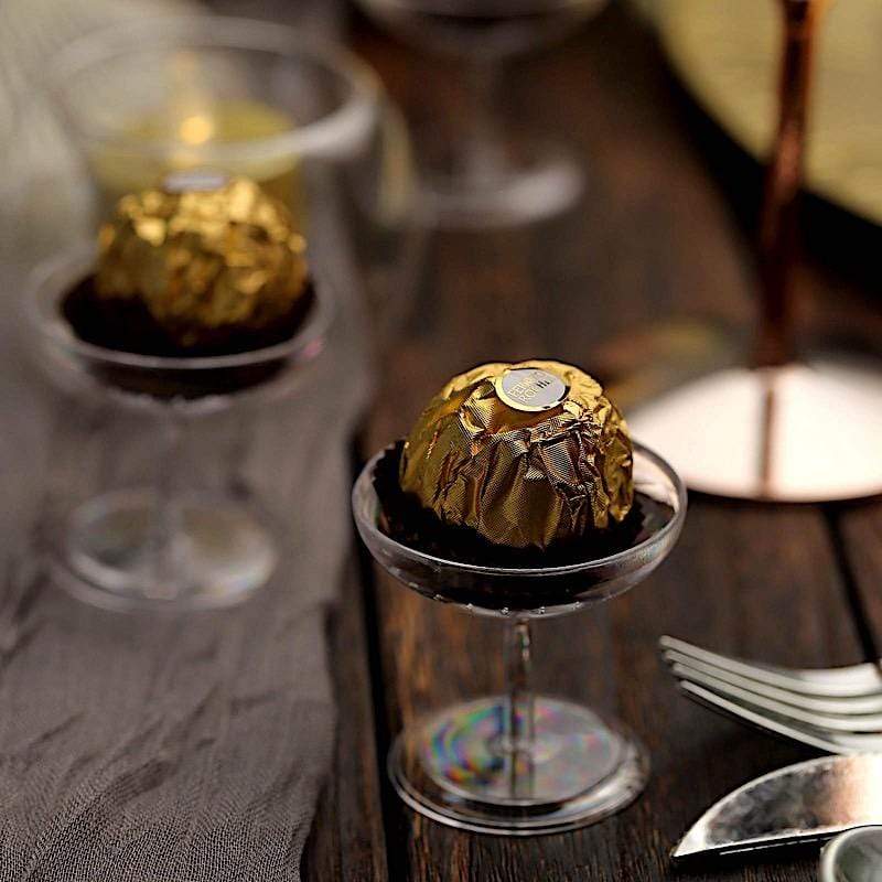 12 pcs 2" Mini Champagne Cups Dessert Favor Holders