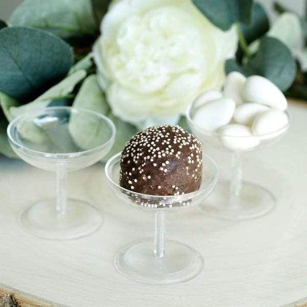 12 pcs 2" Mini Champagne Cups Dessert Favor Holders