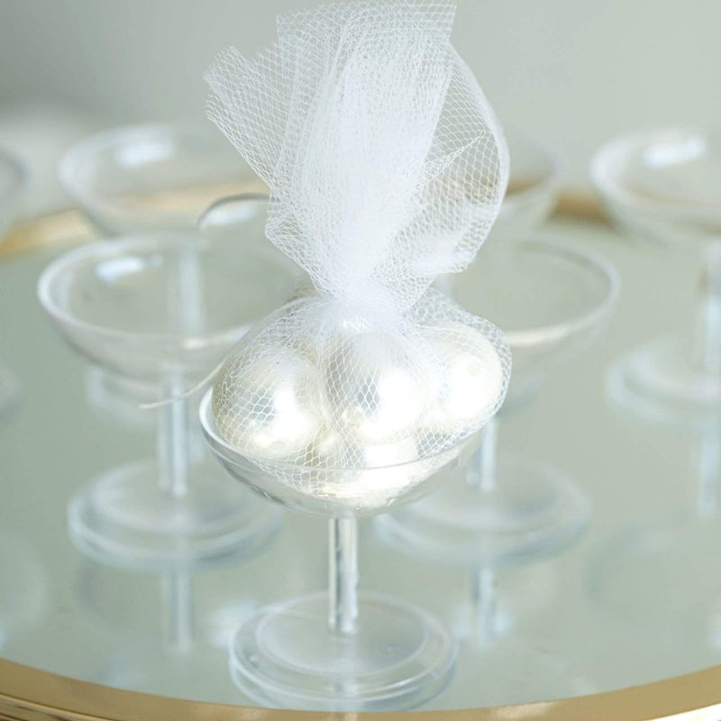 12 pcs 2" Mini Champagne Cups Dessert Favor Holders