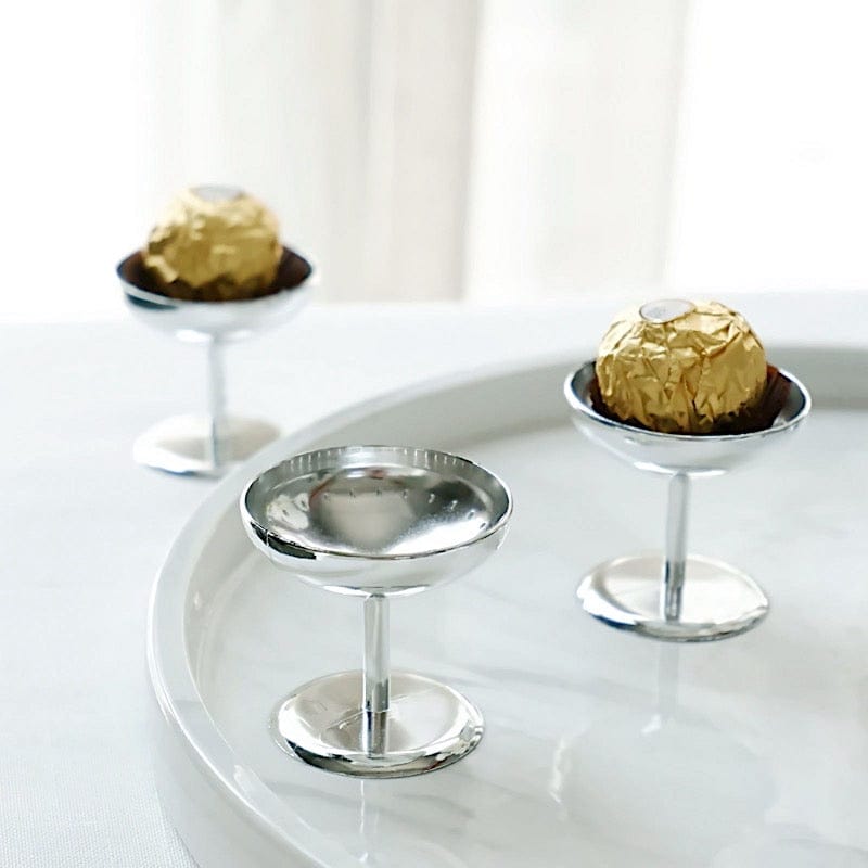 12 pcs 2" Mini Champagne Cups Dessert Favor Holders