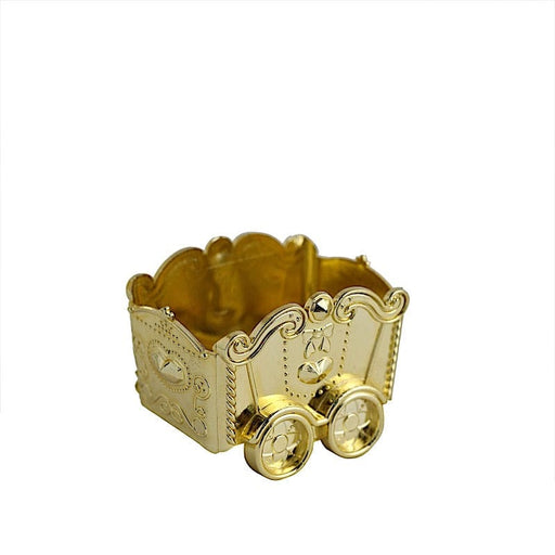 12 pcs 2" Mini Chariot Boxes Favor Holders - Gold PLTC_FIL_025_GOLD