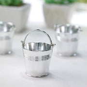 12 pcs 2" Mini Pail Bucket Planter Wedding Party Favor Gift Holders