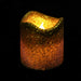 12 pcs 2" tall LED Votive Glittered Candles Lights