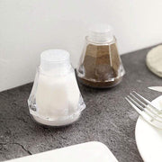 12 pcs 2" tall Plastic Salt and Pepper Holders Condiments Containers - Clear PLTC_SNP_CLR