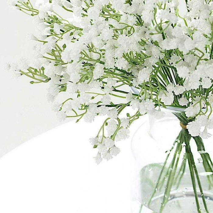 Artificial Fake Flowers Bouquet Gypsophila Bulk Flower In White