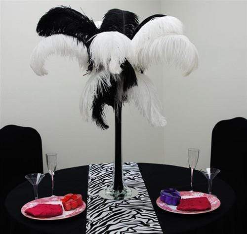 Black Ostrich Feather Centerpiece for -  Canada  Ostrich feather  centerpieces, Feather centerpieces, Feather decor