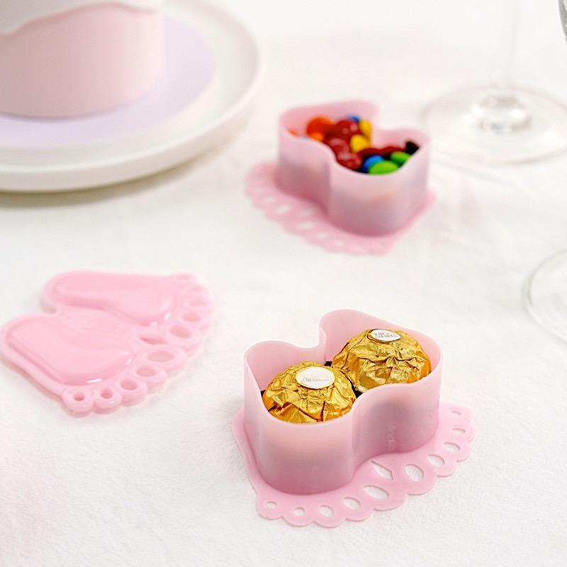 12 pcs 3.5" long Mini Baby Feet Favor Holders