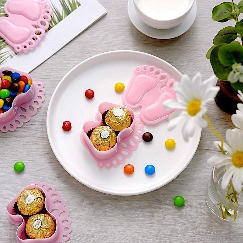 12 pcs 3.5" long Mini Baby Feet Favor Holders