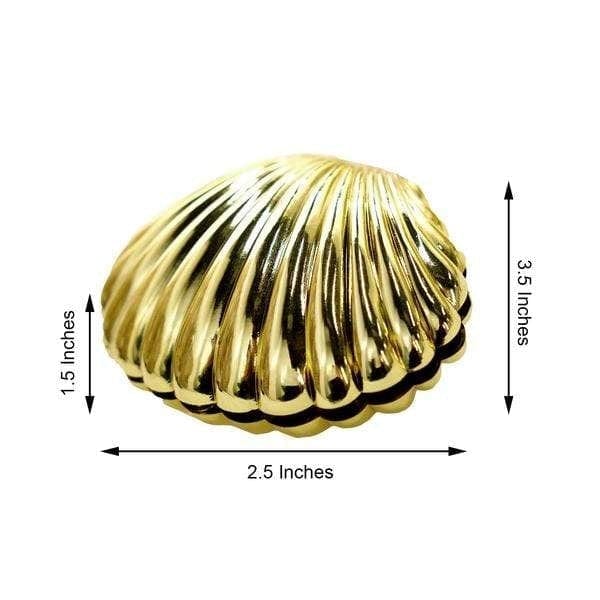 12 pcs 3.5" long Mini Sea Shells Favor Holders