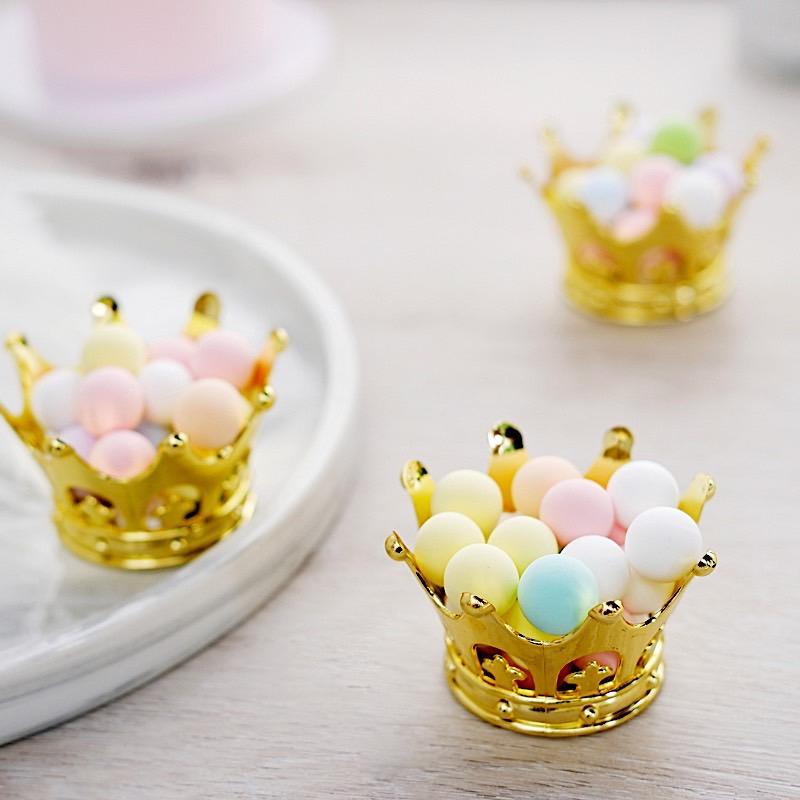 12 pcs 3" Mini Crowns Favor Holders