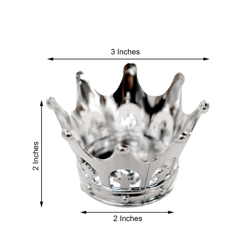 12 pcs 3" Mini Crowns Favor Holders