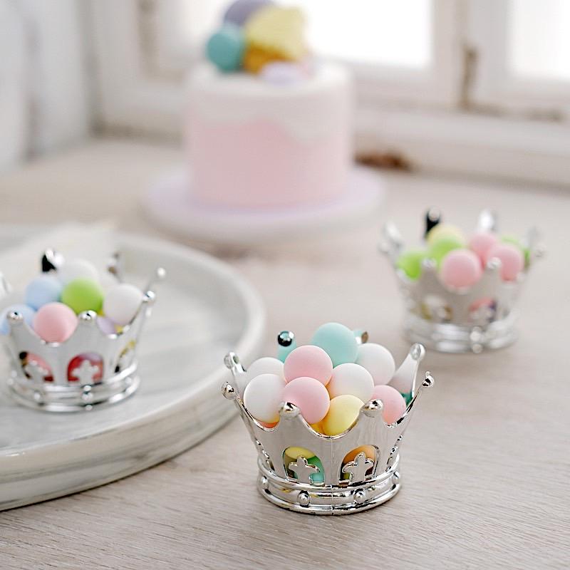 12 pcs 3" Mini Crowns Favor Holders