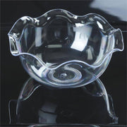 12 pcs 3 oz. Clear Round Waved Dessert Bowls - Single Serving Bowls - Disposable Tableware PLST_CUP12_CLR