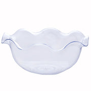 12 pcs 3 oz. Clear Round Waved Dessert Bowls - Single Serving Bowls - Disposable Tableware PLST_CUP12_CLR