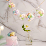 12 pcs 3" Round Mini Ornament Balls Favor Holders - Clear PLTC_FIL_006_L_CLR