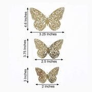 12 pcs 3D Butterfly Wall Decals Removable DIY Stickers