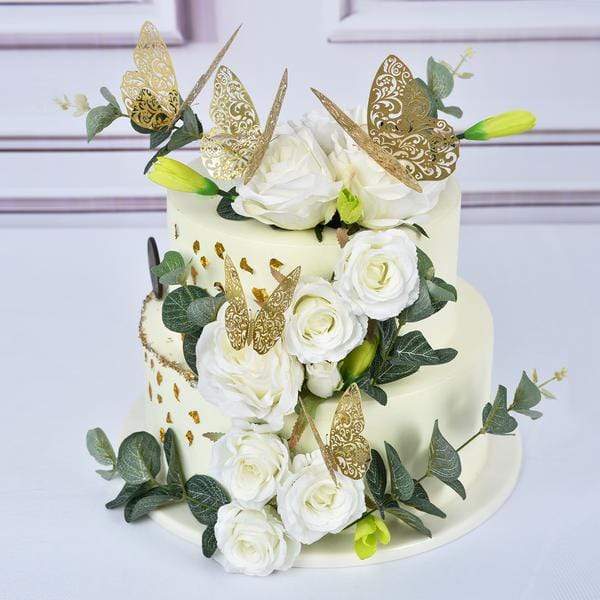 12 pcs 3D Butterfly Wall Decals Removable DIY Stickers