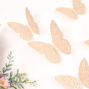 12 pcs 3D Butterfly Wall Decals Removable DIY Stickers