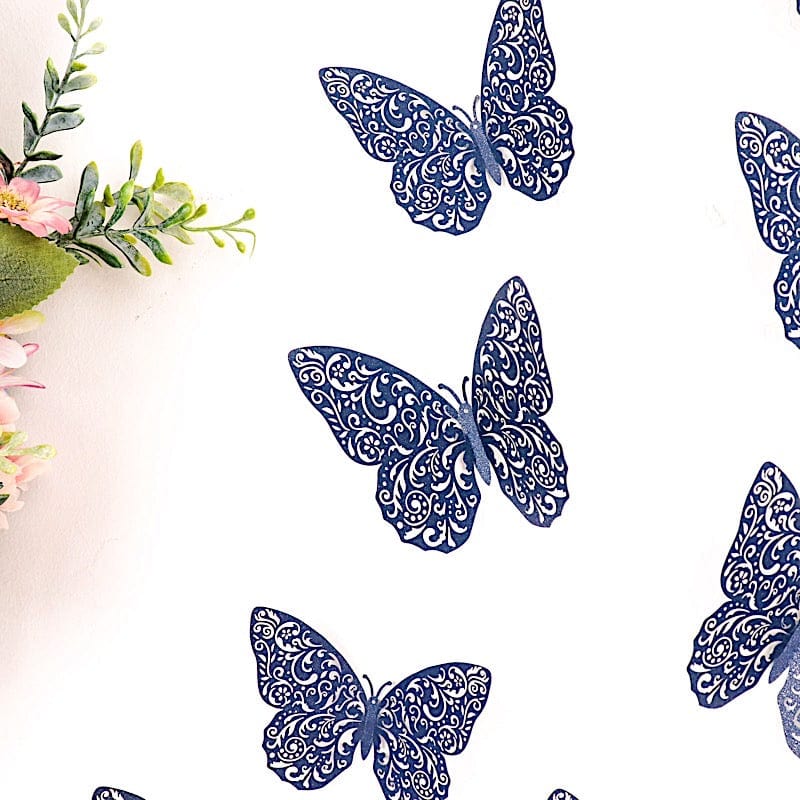 12 pcs 3D Butterfly Wall Decals Removable DIY Stickers