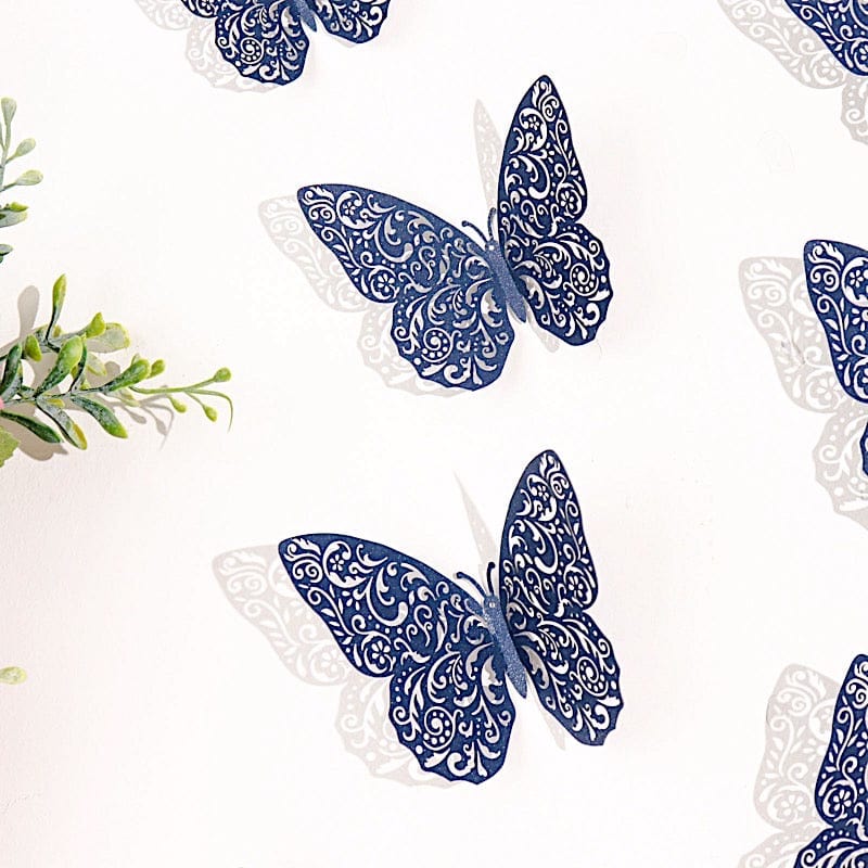 12 pcs 3D Butterfly Wall Decals Removable DIY Stickers