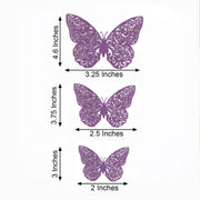 12 pcs 3D Butterfly Wall Decals Removable DIY Stickers