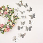 12 pcs 3D Butterfly Wall Decals Removable DIY Stickers