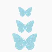 12 pcs 3D Butterfly Wall Decals Removable DIY Stickers CONF_BUT03_TURQ