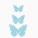 12 pcs 3D Butterfly Wall Decals Removable DIY Stickers CONF_BUT03_TURQ