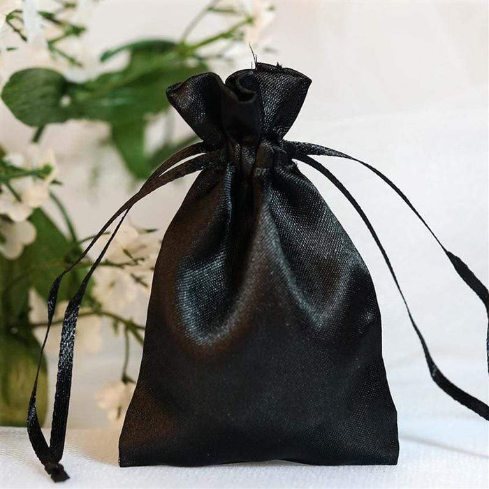 12 pcs 3x4" Satin Bags with Pull String