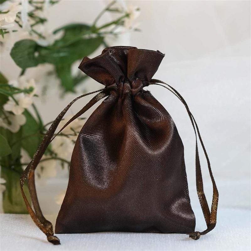 12 pcs 3x4" Satin Bags with Pull String