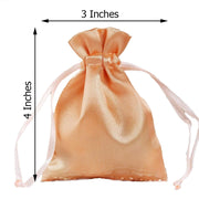 12 pcs 3x4" Satin Bags with Pull String