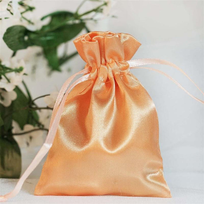 12 pcs 3x4" Satin Bags with Pull String