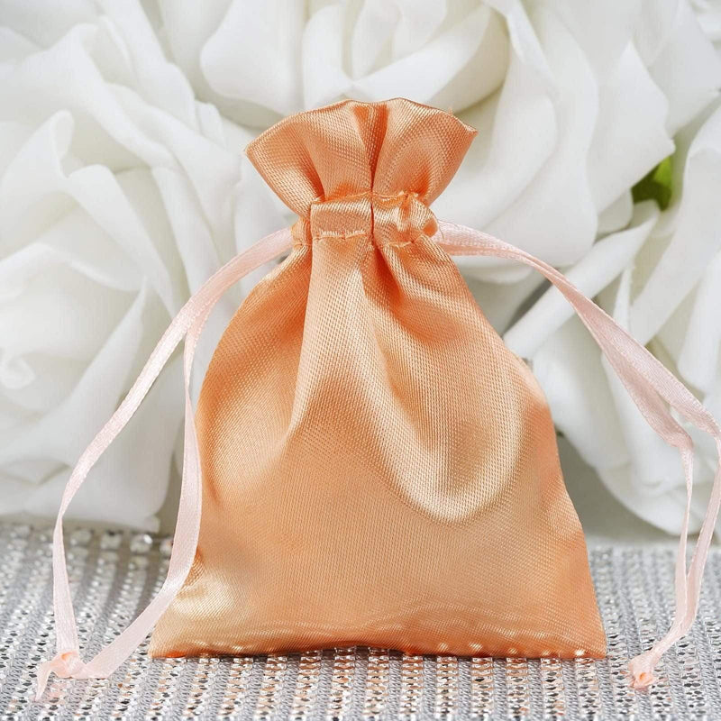12 pcs 3x4" Satin Bags with Pull String